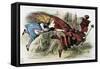 Looking Glass-John Tenniel-Framed Stretched Canvas