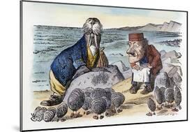 Looking Glass-John Tenniel-Mounted Giclee Print