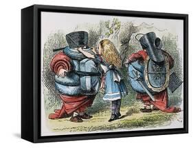 Looking Glass-John Tenniel-Framed Stretched Canvas