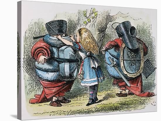 Looking Glass-John Tenniel-Stretched Canvas