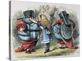 Looking Glass-John Tenniel-Stretched Canvas