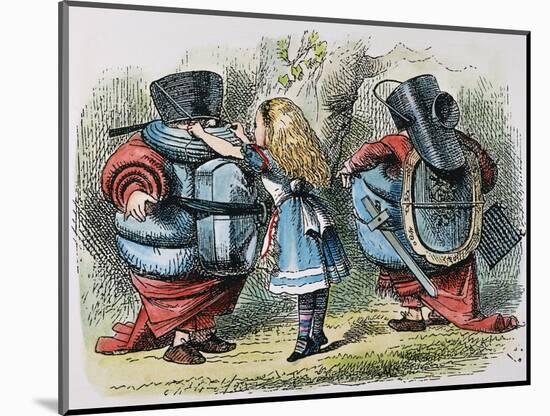 Looking Glass-John Tenniel-Mounted Giclee Print