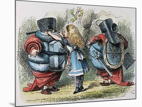 Looking Glass-John Tenniel-Mounted Giclee Print