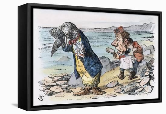 Looking Glass-John Tenniel-Framed Stretched Canvas