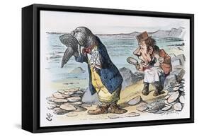 Looking Glass-John Tenniel-Framed Stretched Canvas