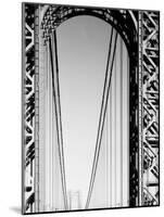 Looking Head on at Roadway of George Washington Bridge-Margaret Bourke-White-Mounted Photographic Print