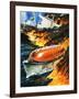 Looking Into Science: Escape at Sea-Wilf Hardy-Framed Giclee Print