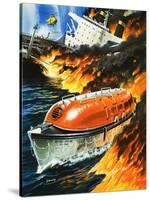 Looking Into Science: Escape at Sea-Wilf Hardy-Stretched Canvas