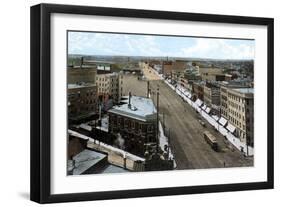 Looking North Along Main Street, Winnipeg. Manitoba, Canada, C1900s-null-Framed Giclee Print