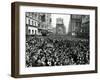 Looking North from 44th Street, New York's Times Square is Packed-null-Framed Photographic Print