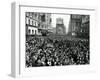 Looking North from 44th Street, New York's Times Square is Packed-null-Framed Photographic Print