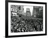 Looking North from 44th Street, New York's Times Square is Packed-null-Framed Photographic Print