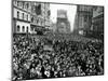 Looking North from 44th Street, New York's Times Square is Packed-null-Mounted Photographic Print