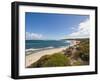 Looking North from Gnarabup Towards the Surf Break at Mouth of Margaret River, Western Australia-Robert Francis-Framed Photographic Print