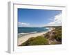 Looking North from Gnarabup Towards the Surf Break at Mouth of Margaret River, Western Australia-Robert Francis-Framed Photographic Print