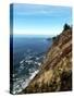 Looking North from Neahkahnie Mountain Up the Oregon Coastline Toward Cannon Beach Oregon-Maureen Eversgerd-Stretched Canvas