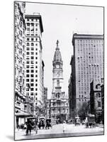 Looking North on Broad Street, Philadelphia, Pennsylvania-null-Mounted Photo