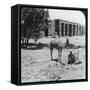 Looking North to the Temple of Sethos I, Thebes, Egypt, 1905-Underwood & Underwood-Framed Stretched Canvas