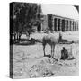 Looking North to the Temple of Sethos I, Thebes, Egypt, 1905-Underwood & Underwood-Stretched Canvas