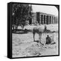 Looking North to the Temple of Sethos I, Thebes, Egypt, 1905-Underwood & Underwood-Framed Stretched Canvas