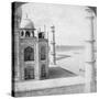 Looking North-West from the Taj Mahal Up the Jumna River to Agra, India, 1903-Underwood & Underwood-Stretched Canvas