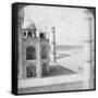 Looking North-West from the Taj Mahal Up the Jumna River to Agra, India, 1903-Underwood & Underwood-Framed Stretched Canvas