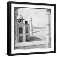 Looking North-West from the Taj Mahal Up the Jumna River to Agra, India, 1903-Underwood & Underwood-Framed Photographic Print