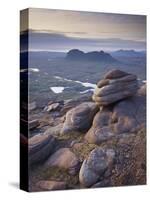 Looking Northwest from Cul Mor Summit, Assynt Mountains, Highland, Scotland, UK, June 2011-Joe Cornish-Stretched Canvas