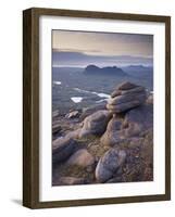 Looking Northwest from Cul Mor Summit, Assynt Mountains, Highland, Scotland, UK, June 2011-Joe Cornish-Framed Photographic Print