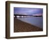 Looking Out at Brighton Pier from Brighton Beach, Taken at Sunset, Brighton, Sussex, England, UK-Ian Egner-Framed Photographic Print