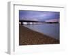 Looking Out at Brighton Pier from Brighton Beach, Taken at Sunset, Brighton, Sussex, England, UK-Ian Egner-Framed Photographic Print