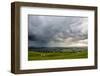 Looking Out from Cleve Hill as a Storm Crosses the Severn Vale, Cheltenham, Gloucestershire-Matthew Williams-Ellis-Framed Photographic Print