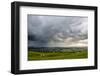 Looking Out from Cleve Hill as a Storm Crosses the Severn Vale, Cheltenham, Gloucestershire-Matthew Williams-Ellis-Framed Photographic Print