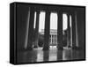 Looking Out into the Courtyard of Havana University-Joe Scherschel-Framed Stretched Canvas