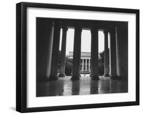 Looking Out into the Courtyard of Havana University-Joe Scherschel-Framed Photographic Print