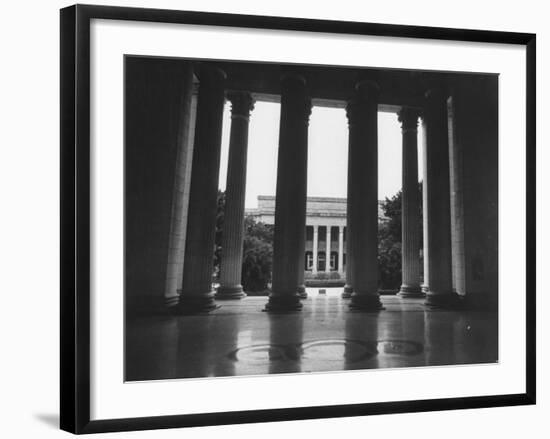 Looking Out into the Courtyard of Havana University-Joe Scherschel-Framed Photographic Print