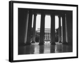 Looking Out into the Courtyard of Havana University-Joe Scherschel-Framed Photographic Print