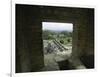 Looking out of the Ruins Over Palenque, Mexico-Michael Brown-Framed Premium Photographic Print