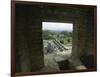 Looking out of the Ruins Over Palenque, Mexico-Michael Brown-Framed Premium Photographic Print