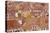 Looking Out over the Rooftops of Dijon, Burgundy, France, Europe-Julian Elliott-Stretched Canvas