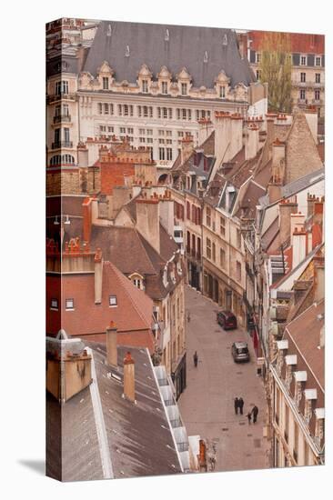 Looking Out over the Rooftops of Dijon, Burgundy, France, Europe-Julian Elliott-Stretched Canvas