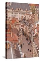 Looking Out over the Rooftops of Dijon, Burgundy, France, Europe-Julian Elliott-Stretched Canvas