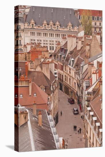 Looking Out over the Rooftops of Dijon, Burgundy, France, Europe-Julian Elliott-Stretched Canvas