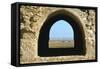 Looking Out Through an Arch, Fortress of Al Ukhaidir, Iraq, 1977-Vivienne Sharp-Framed Stretched Canvas