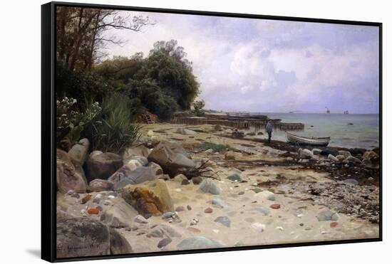 Looking Out to Sea, 1919-Peder Mork Monsted-Framed Stretched Canvas