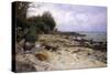 Looking Out to Sea, 1919-Peder Mork Monsted-Stretched Canvas