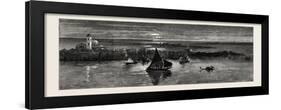 Looking Out to Sea, at Venice, Italy, 19th Century-null-Framed Giclee Print