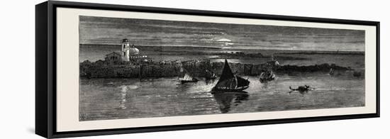 Looking Out to Sea, at Venice, Italy, 19th Century-null-Framed Stretched Canvas