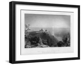 Looking Out to Sea from Mount Carmel, Israel, 1841-W Floyd-Framed Giclee Print