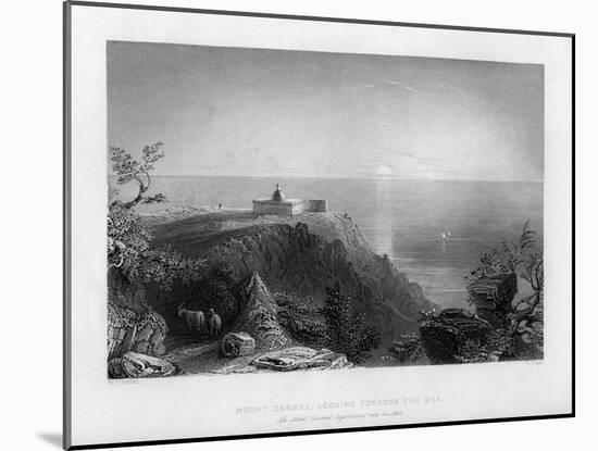 Looking Out to Sea from Mount Carmel, Israel, 1841-W Floyd-Mounted Giclee Print
